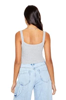 Cropped Thick-Strap Cami