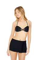 Ricrac-Trim Swim Cover-Up Skirt