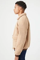 Faux Shearling Zip-Up Jacket