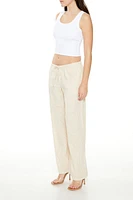 Drawstring Cotton Pants