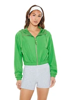 Active Cropped Zip-Up Jacket