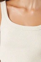 Seamless Curve-Hem Cropped Tank Top
