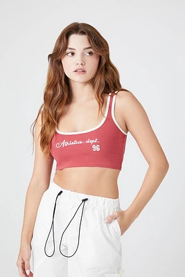 Embroidered Athletics Dept Bralette