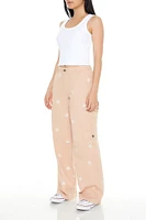 Star Print Cargo Pants