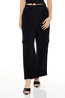 Straight-Leg Cargo Trouser Pants