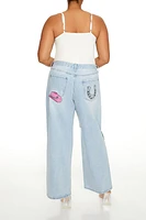 Plus Desert Patch High-Rise Jeans
