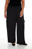 Plus Mid-Rise Cargo Sweatpants