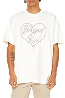 Rhinestone Blessed Kid Tee