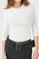 Ribbed Knit Crop Top