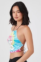 Tie-Dye Maui 95 Graphic Halter Top