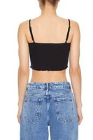 Rosette Lettuce-Edge Cropped Cami