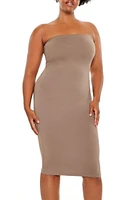 Plus Tube Midi Dress