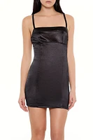 Satin Bodycon Mini Dress