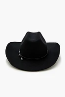 Dual Buckled-Trim Cowboy Hat