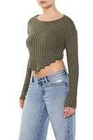 Sharkbite Cropped Sweater