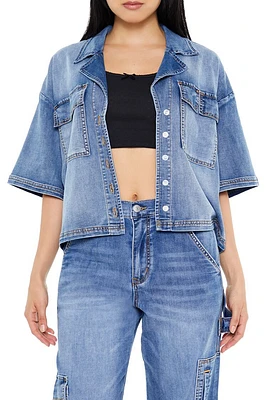 Boxy Oversized Denim Shirt