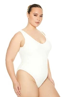 Plus Crochet One-Piece Swimsuit