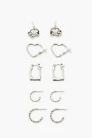 Assorted Hoop Earring Set