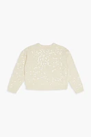 Girls Sequin Cherry Sweater (Kids)