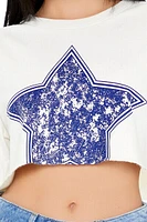 Star Graphic Cropped Tee