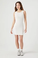 Ribbed Knit Cutout Mini Dress