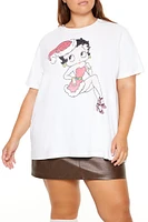 Plus Santa Betty Boop Tee