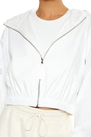 Active Hooded Zip-Up Jacket