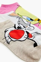 Looney Tunes Ankle Sock Set - 3 pack