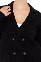 Double-Breasted Cardigan Sweater