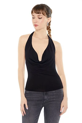 Cowl Halter Top