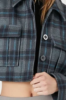 Cropped Plaid Shacket