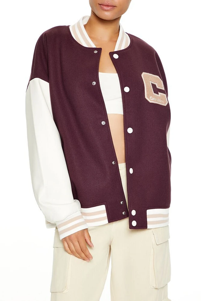 Varsity Letterman Bomber Jacket