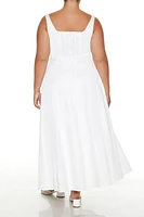 Plus Corset Maxi Dress