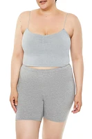 Plus Seamless Cropped Cami