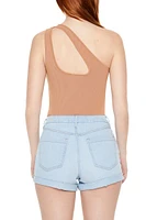 Cutout One-Shoulder Bodysuit