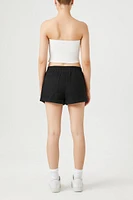 Cuffed Twill Pull-On Shorts