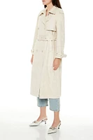 Twill Notched Trench Coat