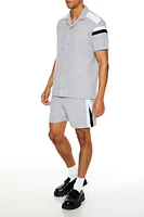 Striped Drawstring Shorts