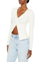 Twisted Split-Hem Sweater
