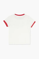 Girls Strawberry Ringer Tee (Kids)