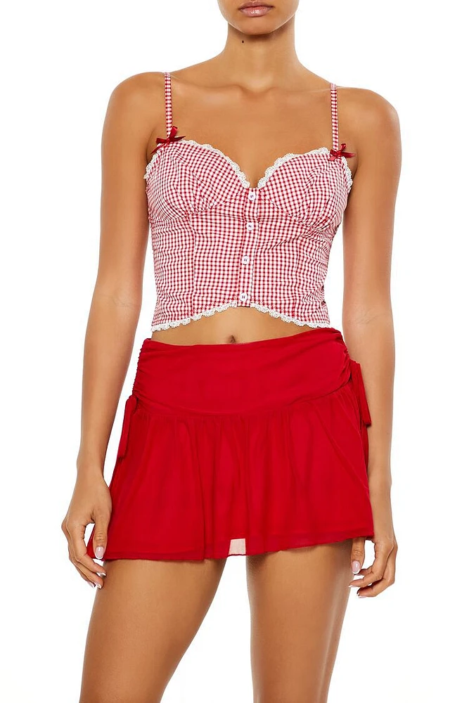 Gingham Sweetheart Cami