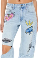 Desert Patch High-Rise Jeans