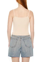 Cotton-Blend Henley Cami