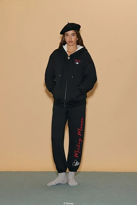 Disney Mickey Mouse Embroidered Joggers