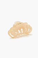 Scalloped Marble Claw Clip