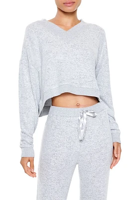 Cropped Dolman-Sleeve Pajama Top