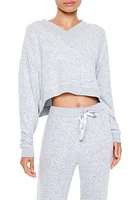 Cropped Dolman-Sleeve Pajama Top