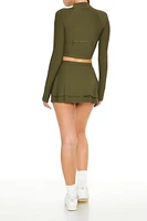 Active Ruched Flare Skort