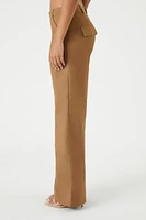 High-Rise Straight-Leg Pants