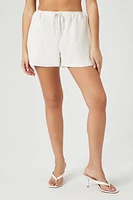 Mid-Rise Drawstring Shorts